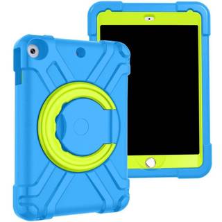 iPad 10.2" (2021 / 2020 / 2019) Børnecover - m. Bærefunktion & Stander - Blå/Grøn