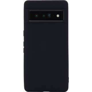 Google Pixel 7 Liquid Silikone Cover m. Strop - Sort