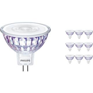 Fordelspakke 10x Philips Master Value LED Spot GU5.3 MR16 7.5W 660lm 60D - 940 kold hvid | bedste farvegengivelse - dæmpbar - erstatter 50W