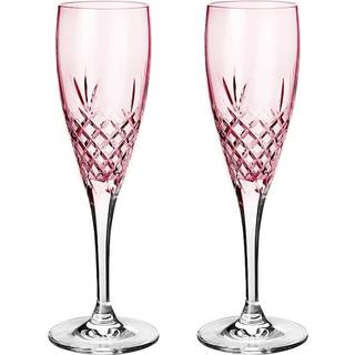 Champagneglas - Frederik Bagger - Crispy Celebration Topaz, Pink - 2 stk.