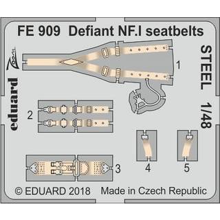 Defiant NF.I seatbelts STEEL f.Airfix