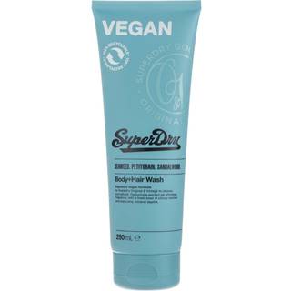 Superdry Seaweed. Petitgrain. Sandalwood. Brusegel til krop og hår til mænd 250 ml - 250 ml