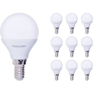 Fordelspakke 10x Noxion Lucent Lustre LED E14 Kugle matt 2.5W 250lm - 827 ekstra varm hvid | erstatter 25W