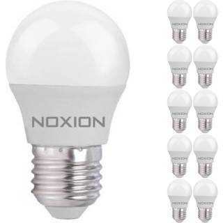 Fordelspakke 10x Noxion Lucent Classic LED E27 Kugle Filament Klar 4.5W 470lm - 827 Ekstra Varm Hvid | Erstatter 40W