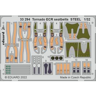 Tornado ECR seatbelts STEEL for ITALERI