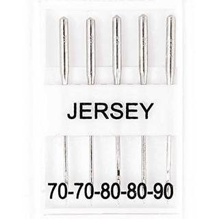 Nähmaschinennadeln Jersey 5 Stück - Silber