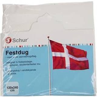 Dug med flag 120x240 cm (På lager i varehus)