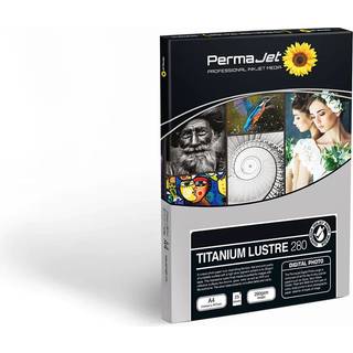 PermaJet, Titanium Lustre Metallic 280 g - A4, 25 ark