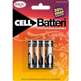 Batteri AAA LR03 - 4-pack, 1/12/96