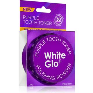 White Glo Purple Tooth Toner Powder Tandpasta med blegende effekt 30 g - 30 g