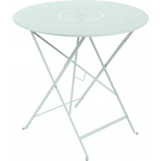 Fermob - Floréal Table 77 cm Ice Mint A7 - Udendørs spiseborde - Blå - Metal