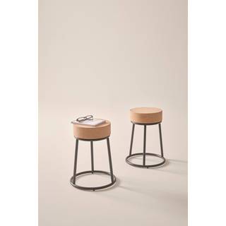 FINDHORN taburet 2-pak - Brun