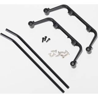 Traxxas 6356 LANDING SKID SET (BLACK-ANODI