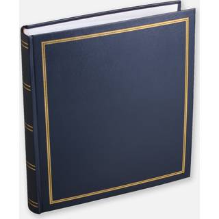 Diamant Fotoalbum Blå 27,5x32 cm (100 Hvide sider / 50 Blade)