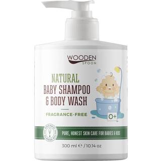 WoodenSpoon Natural Shampoo og brusegel til børn Parfumefri 300 ml - 300 ml