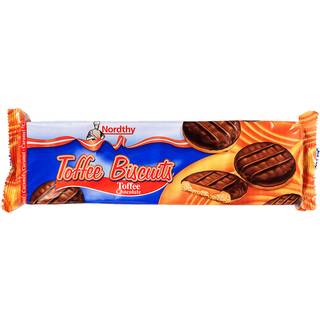 Toffee Biscuits, med chokolade og karamelfyld 1 x 133 g