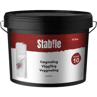 Vægmaling glans 10 modehvid 10 liter - Stabile