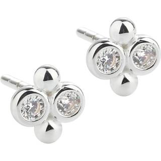 FOUR BOBBELS EARSTUD | SILVER