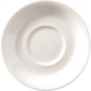 Classic porcelæn underkop Ø15 cm hvid