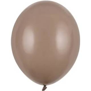 10 stk. Latexballoner cappuccino 10" – Luksus kvalitet til festdekorationer