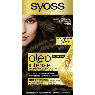 Syoss Professional Performance Oleo Intense Permanent oliehårfarve 4-50 Kølig naturbrun