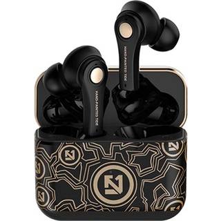 TS-100 Graffiti TWS Øretelefoner med Bluetooth 5.0 - Sort / Guld