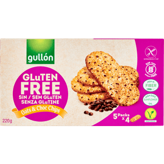 Gullón Glutenfri Havrekiks med Choko Chips - 220 g