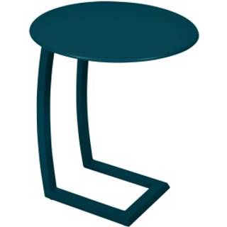 Fermob - Alizé Offset Low Table Acapulco Blue - Udendørs små borde og sideborde - Pascal Mourgue - Blå - Metal