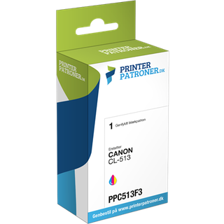 3-i-en farve blækpatron - Canon CL-513 - 15ml