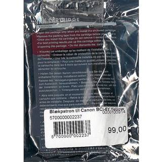 Blækpatron til Canon BCI-6Y Yellow