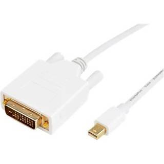 Prokord Displayport Kabel 2m. Mini Displayport Dvi-d Hvid