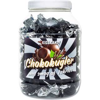 Chokokugler Lakrids 6 x 1 kg Sort/sølv