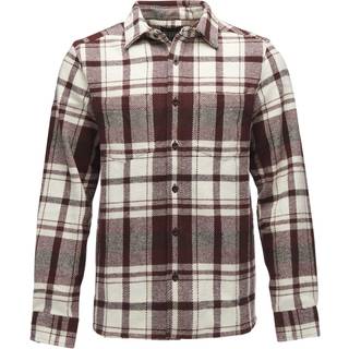 Black Diamond Men's Project Heavy Flannel Burgundy-Off White Plaid, XL