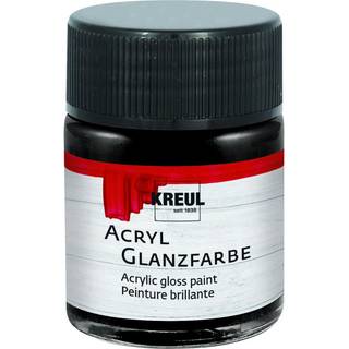 Acryl Glanzfarbe schwarz 50ml - Schwarz