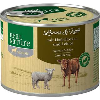 REAL NATURE Senior, dåse lam & kalv 200 g