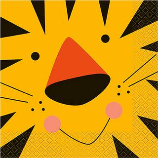 Unikke industrier Animal Safari Party Servietter 16ct Multicolor Model: 52082