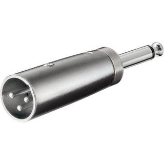 Adapter XLR-han til 6,3 mm-han.