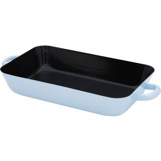 Riess Classic Backemaille Blau Bratpfanne 33 x 20 cm - Emaille