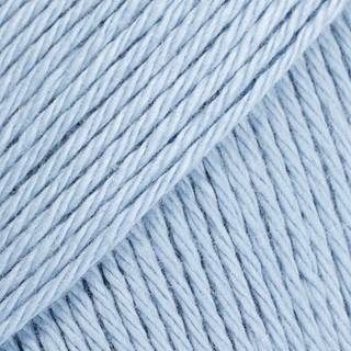 DROPS Loves You 7 43 Lys jeansblå Indhold: 100% Bomuld Garngruppe: A (23 - 26 masker) / 5 ply / sport Vægt/længde: 50 g = ca 170 m Anbefalede pinde: 3.5 mm Strikkefasthed: 10 x 10 cm = 23 m x 30 p Finvask 40º / Tørres fladt .