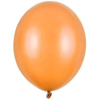 10 stk. Latexballoner lys orange metallic 12" – Professionel kvalitet til festdeko