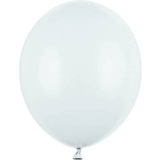 100 stk. Latexballoner pastel lys tågeblå 12" – Perfekt til festdekorationer & heliumbrug