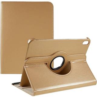 EIDERWOOD iPad 11" (2025) / iPad 10.9" (2024/2022) Klassisk Læder Flip Cover m. 360⁰ Ståfunktion - Khaki
