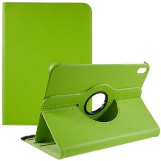 EIDERWOOD iPad 11" (2025) / iPad 10.9" (2024/2022) Klassisk Læder Flip Cover m. 360⁰ Ståfunktion - Grøn