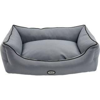 BUSTER Sofaseng 70x90 cm, Steel Grey/Black piping