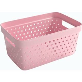 Opbevaringskurv i plast Nordiska Plast Store It Star Basket, gammelrosa, 263 x 174 x 120 mm, 4.5 liter