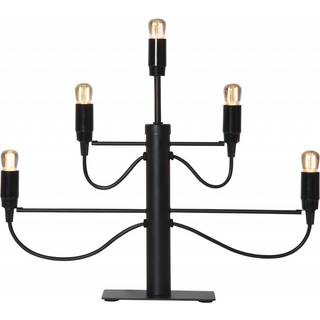 Star Trading Milano 5 lysestage 46 cm Sort