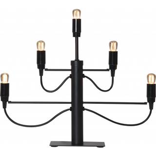 Star Trading Milano 5 lysestage 46 cm Sort