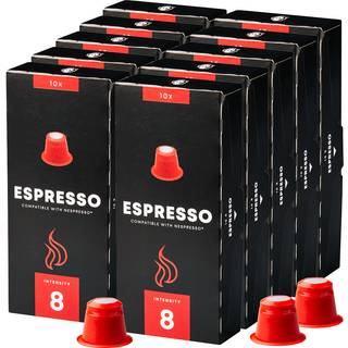 Kaffekapslen | Espresso - 100 kapsler til Nespresso®