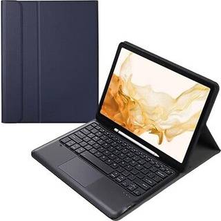 Samsung Galaxy Tab S8+ Cover med Bluetooth Tastatur - Blå