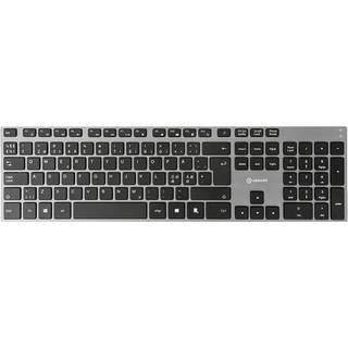 Voxicon 295 Wireless Metal Keyboard Trådløs Nordisk